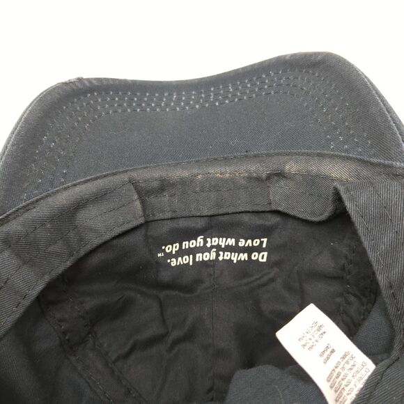 Daisy Flower Slideback Hat Blue One Size Adjustable Embroidered 6 Panel - Picture 7 of 8